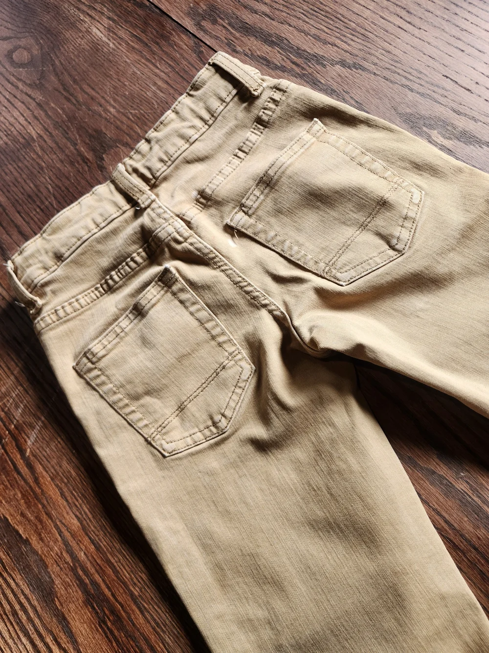 Camo Print Pants with Elastic Waist